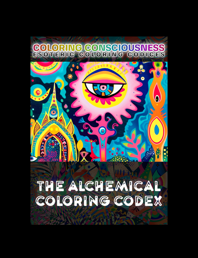 The Alchemical Coloring Codex cover