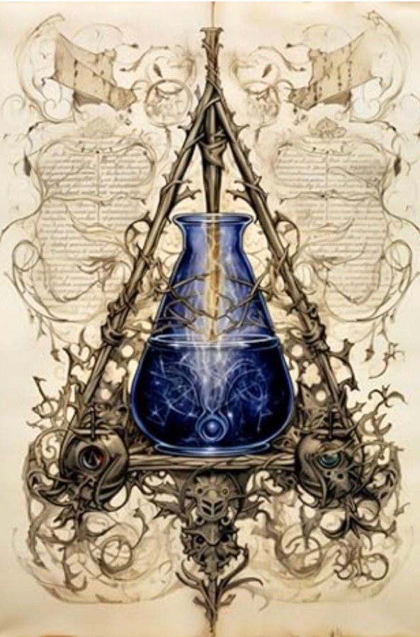 Alchemical Journal Cerulean Chymical Codex cover