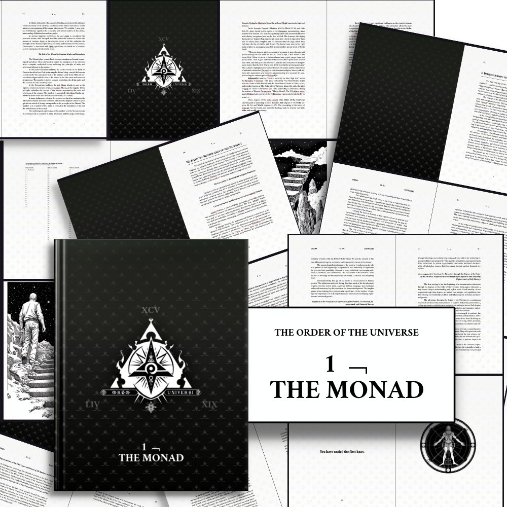 O.U. 01 The Monad pages and cover
